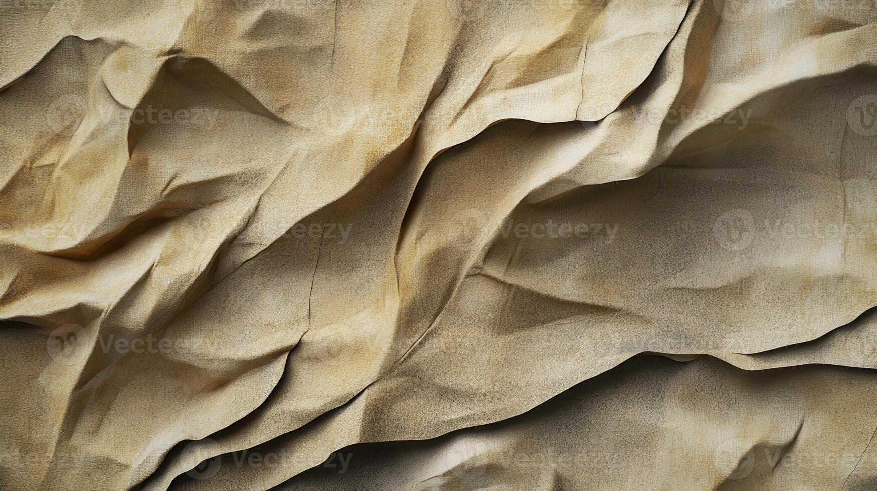 A close up of a paper texture with folds photo