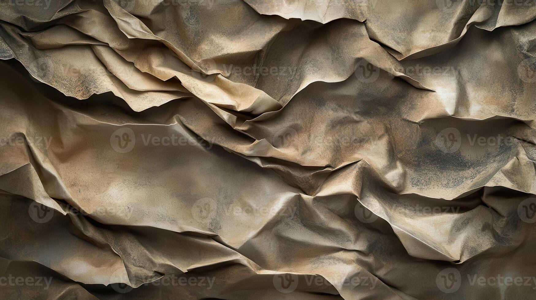 A close up of a crumpled paper texture photo