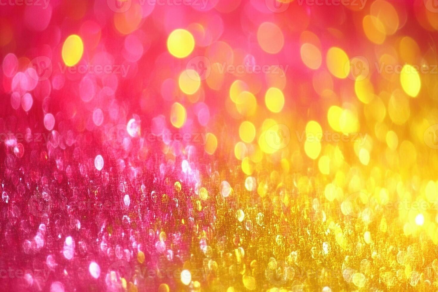 Colorful bokeh background with pink and yellow hues. photo