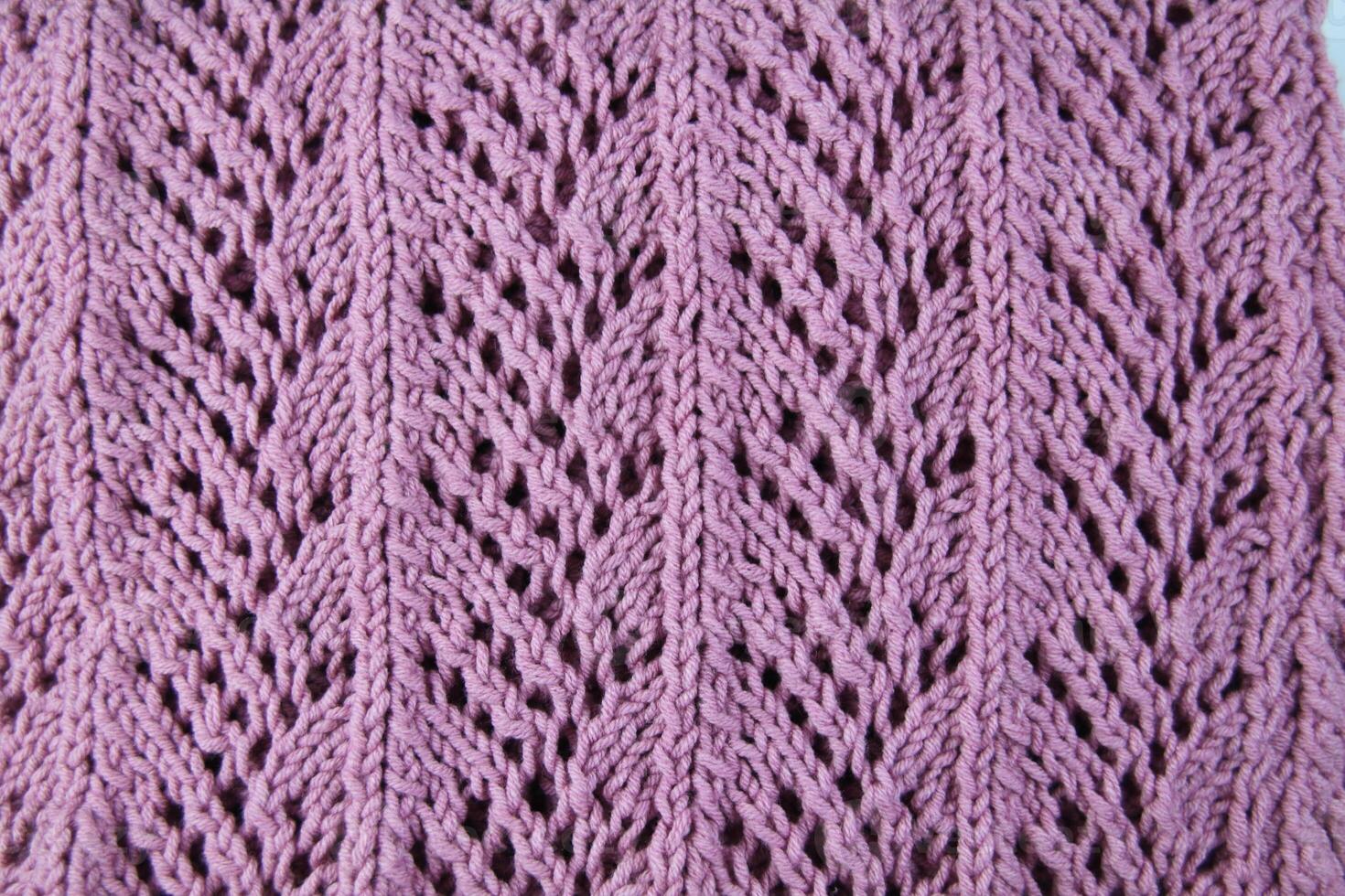 Texture pink yarn photo