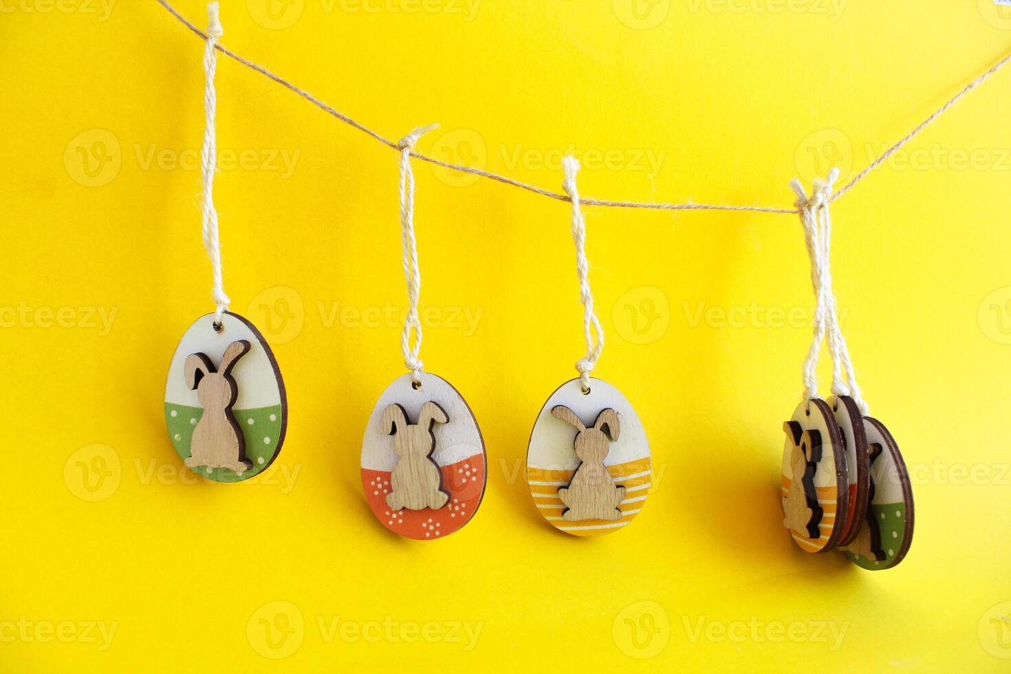 Easter decorative eggs, Easter card photo