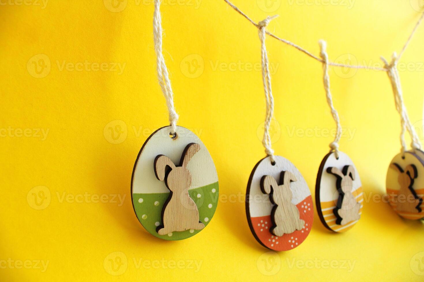 Easter decorative eggs photo
