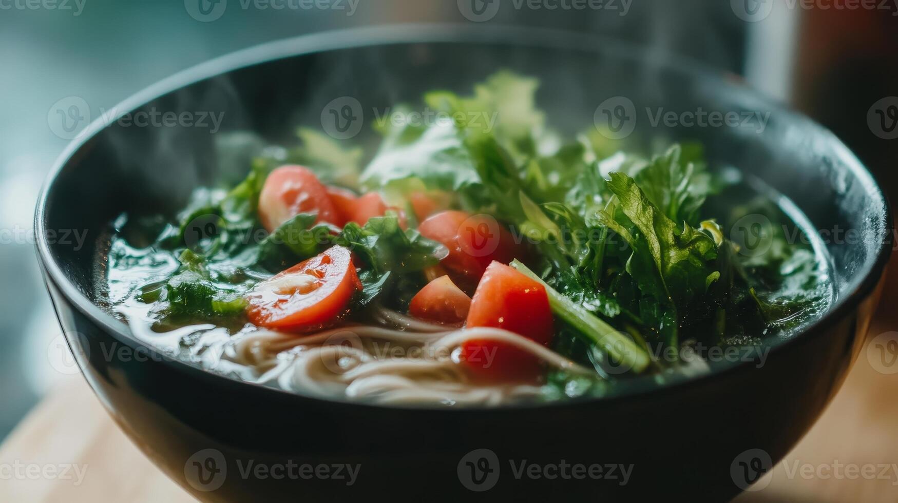 Savory Vegetable Noodle Soup photo