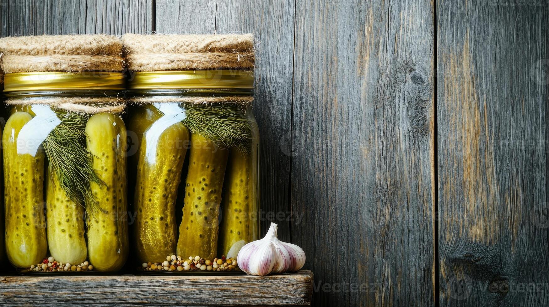 Preserved Cucumbers in Glass Jars - A Culinary Delight photo