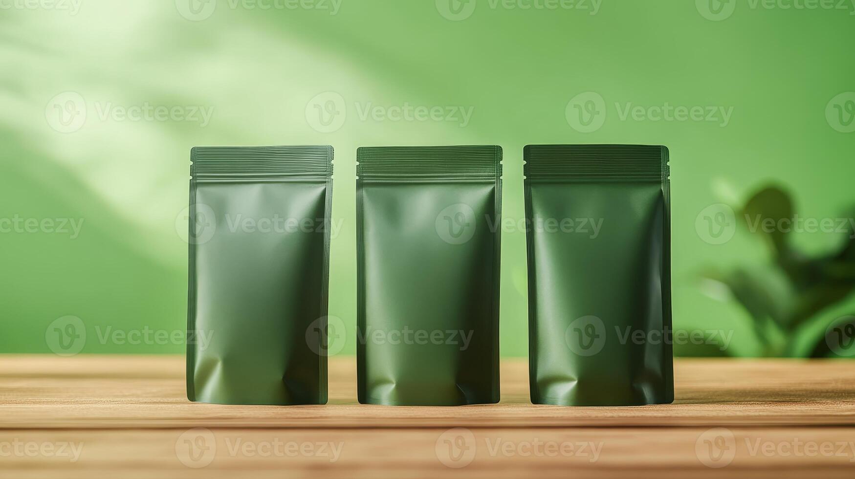 Sustainable Green Food Packaging Design photo