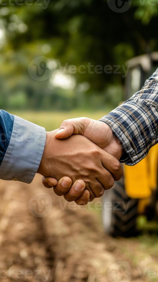 Successful Business Partnership in Agriculture photo