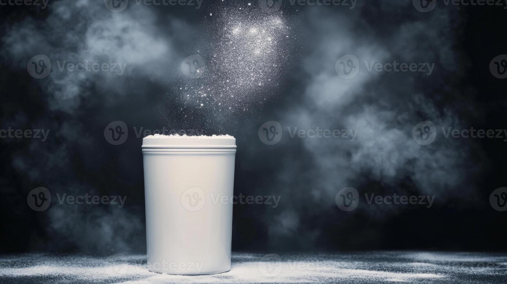 Container with Exploding Powder photo
