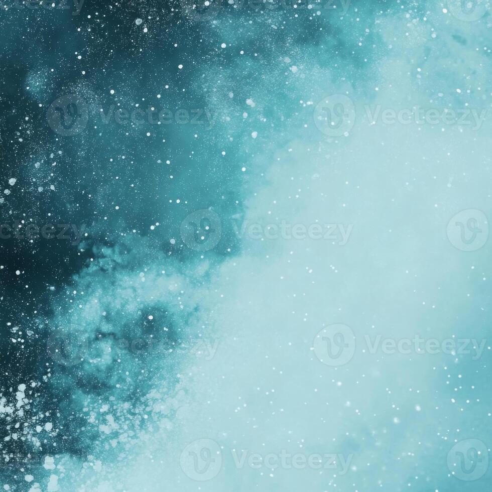 Abstract winter background with snow effect photo