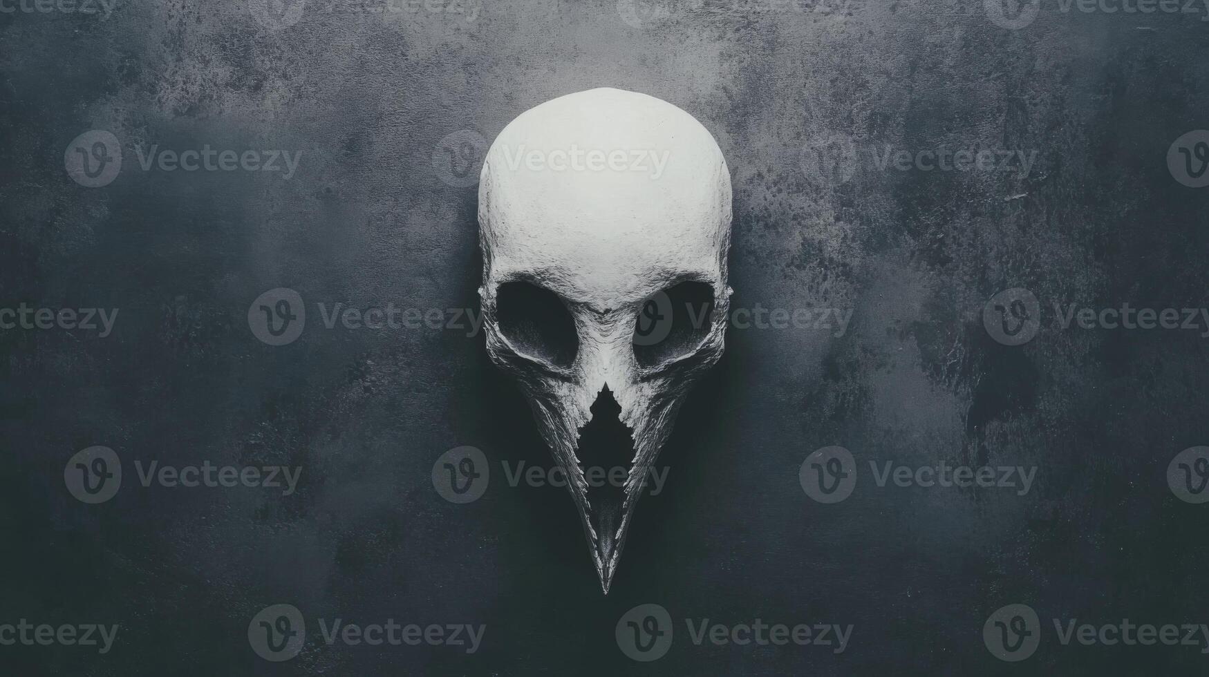 Beaked Skull Dark Art photo