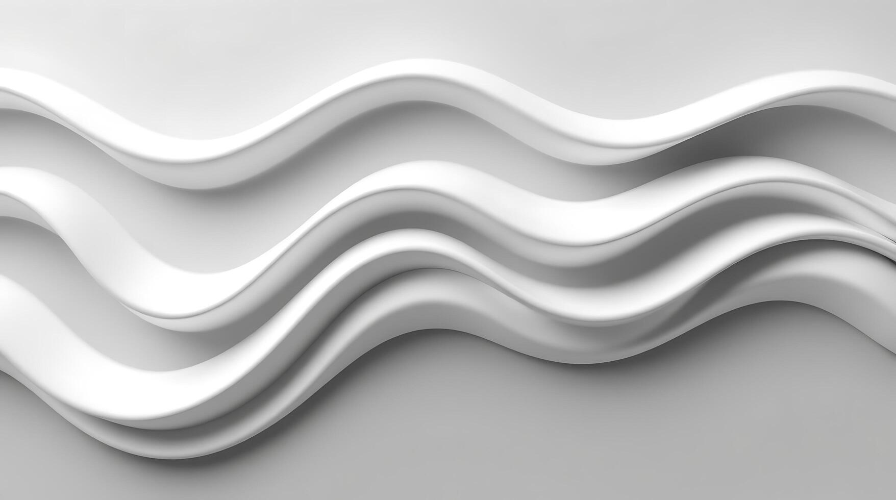 3d rendering of a wave on a wall photo