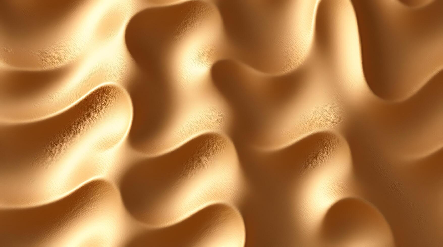 A close up of a wavy pattern in gold photo