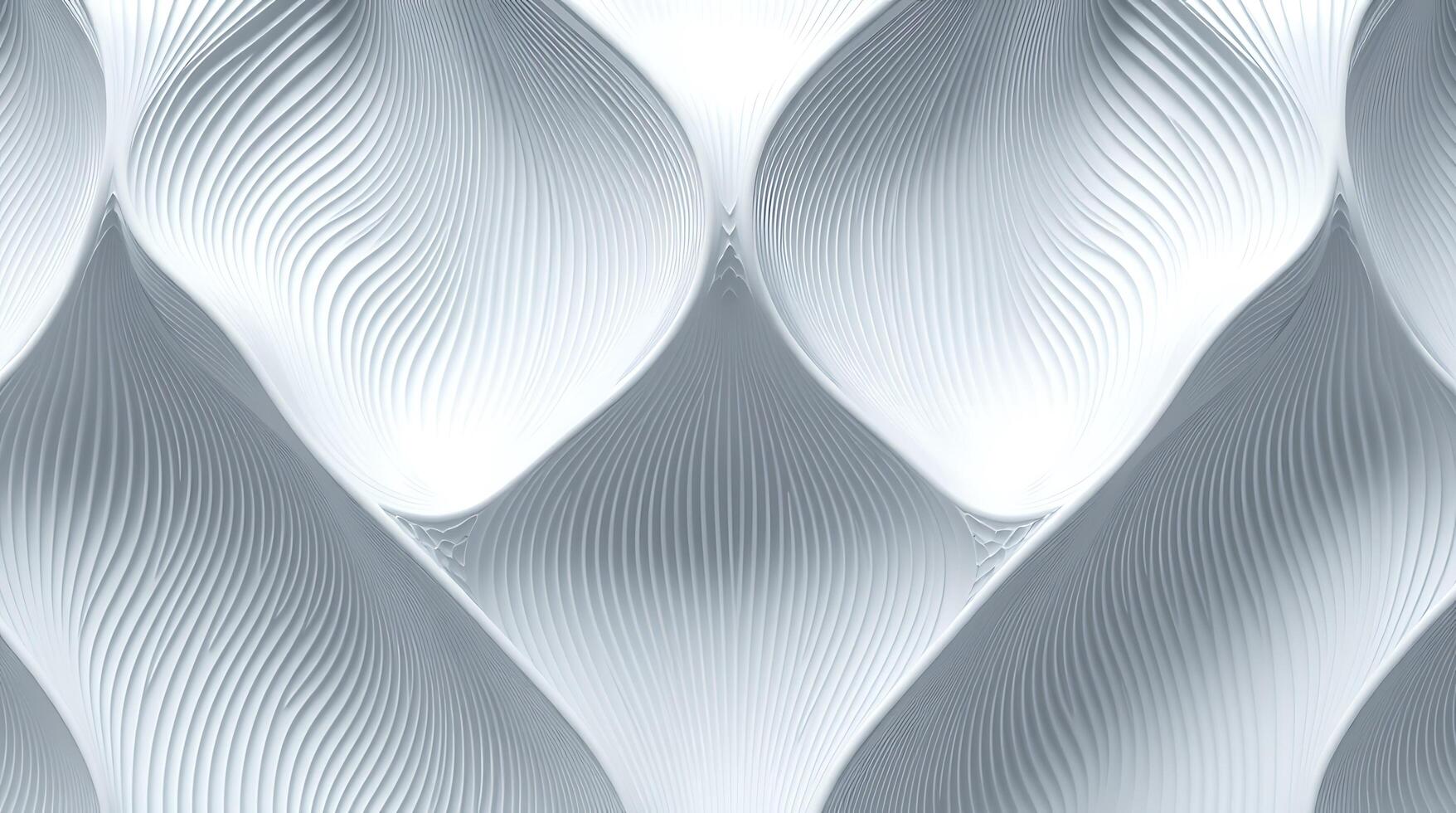 A white wall with wavy lines photo