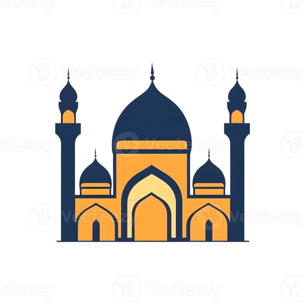 A colorful depiction of a religious structure with domes png