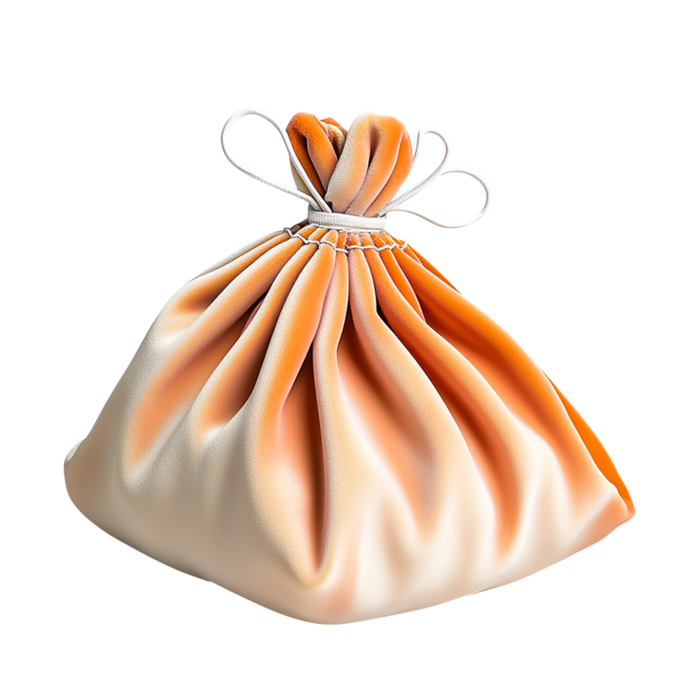 Satin drawstring pouch a soft silky texture tied grace png