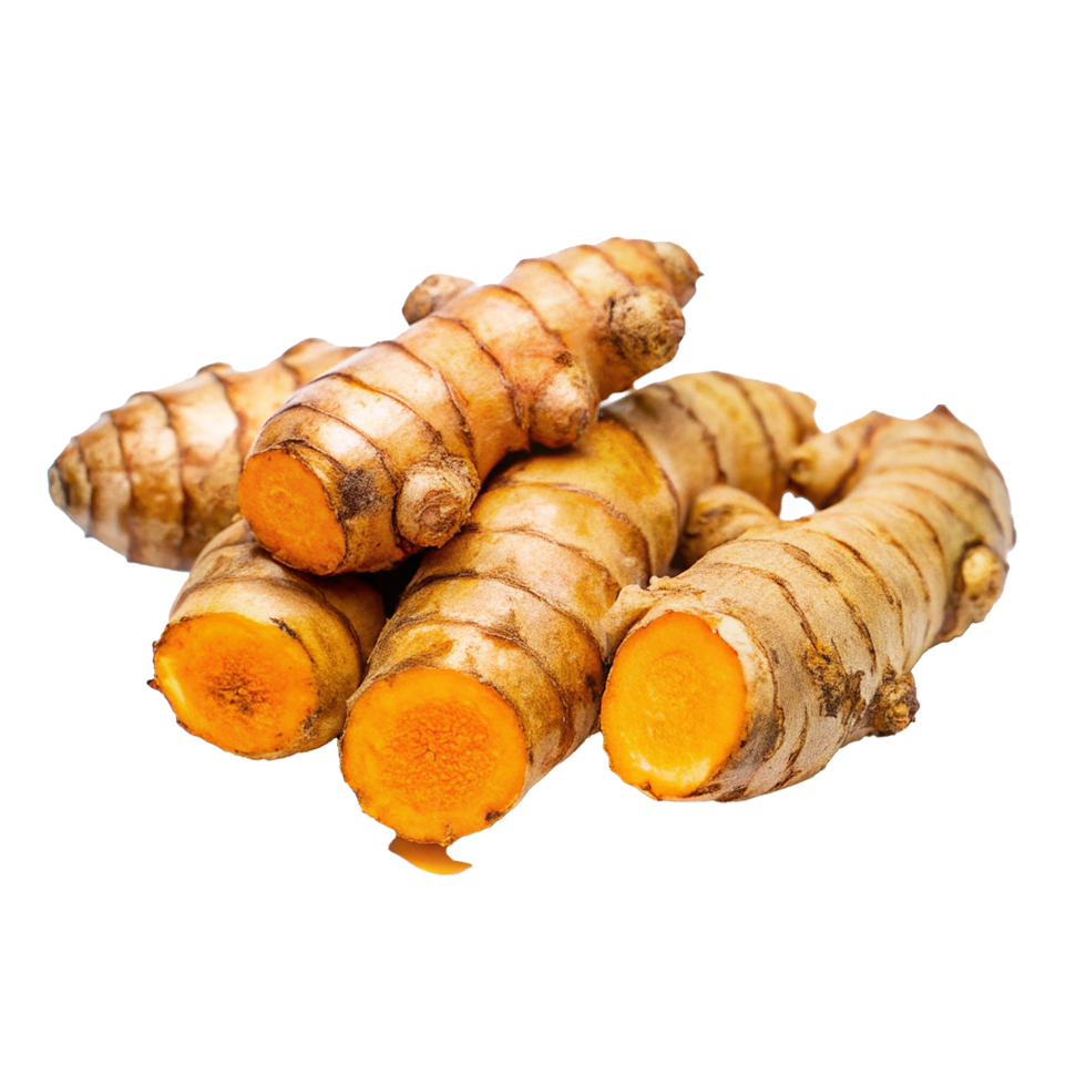 Fresh Turmeric Roots, Vibrant Orange Hue, Aromatic Spice, Culinary Ingredient, Healthy Food, Natural Remedy, Anti Inflammatory, Antioxidant Properties, Rich in Curcumin, Traditional Medicine png