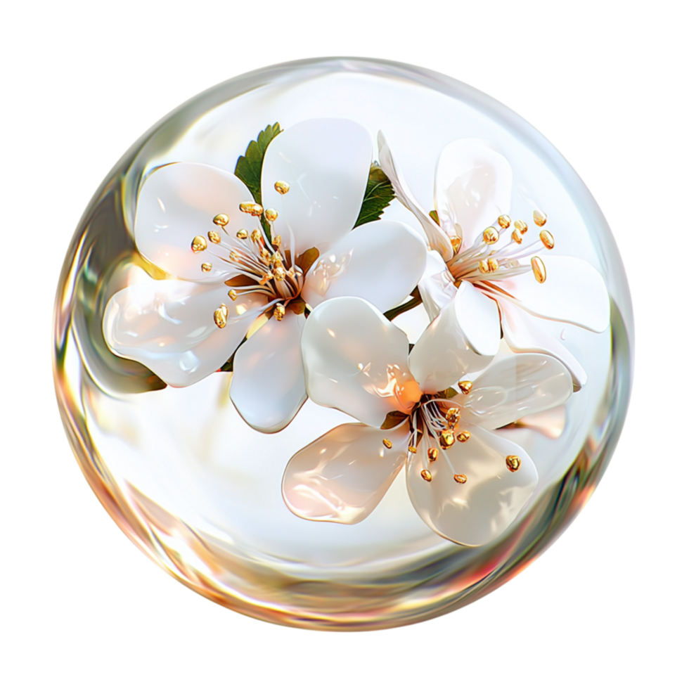 Sakura Elegance Delicate Cherry Blossom Branch Soft Pink Petals png