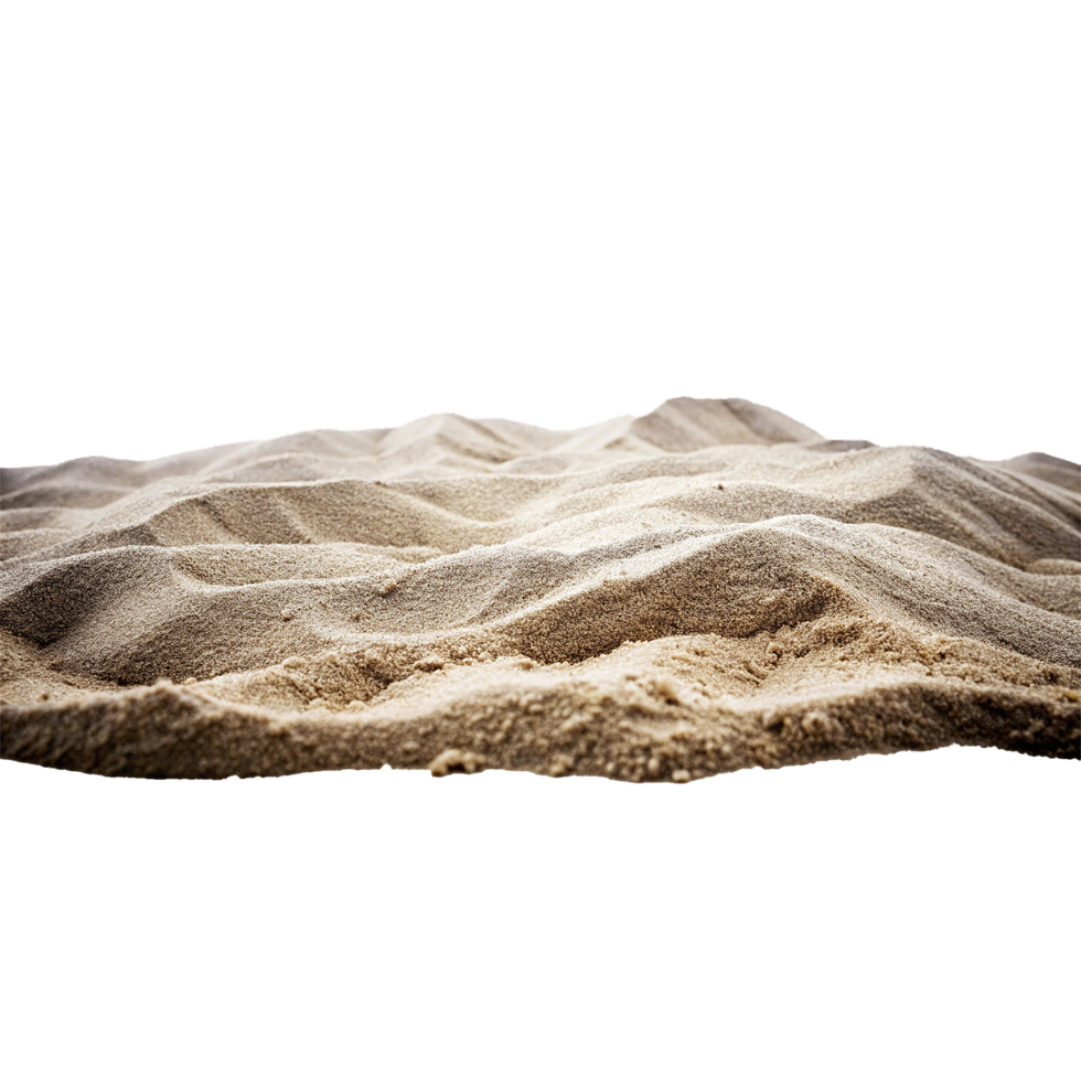 Textured Landscape of Undulating Sand Dunes, a CloseUp View png