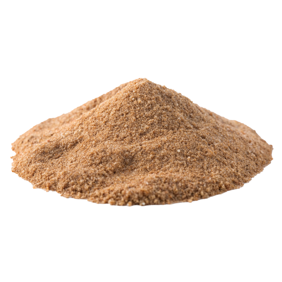 A CloseUp View of a Pile of Light Brown Granular Substance png