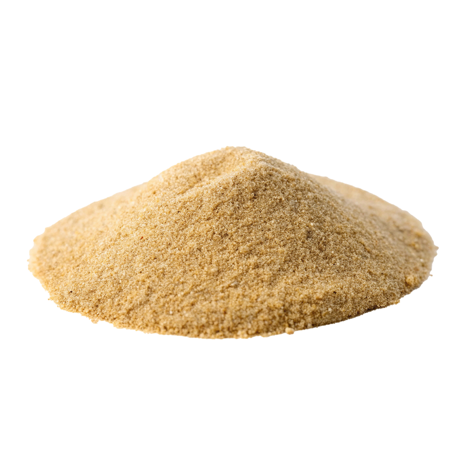A CloseUp View of a Pile of Light Brown Sand Grains png