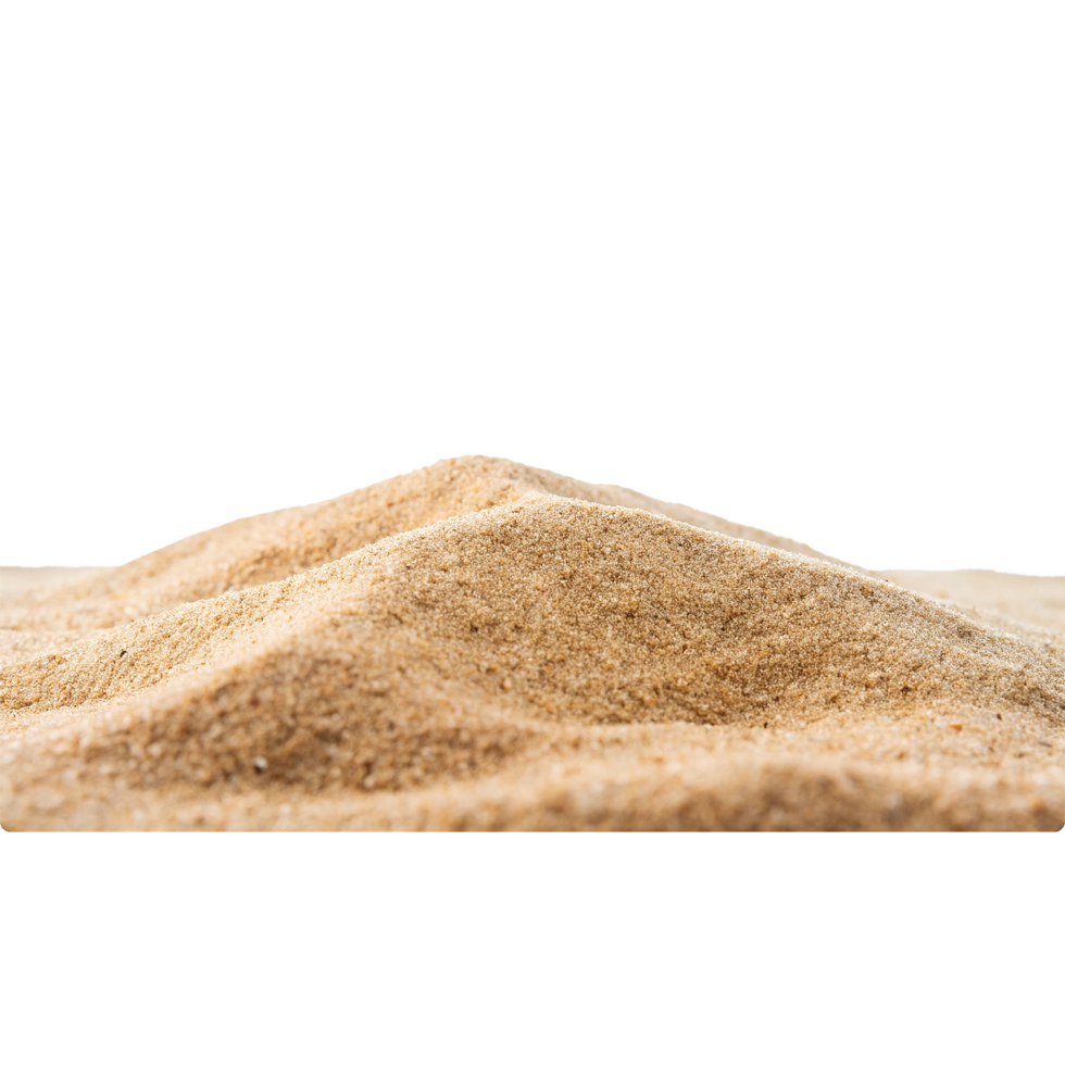 A Textured Mound of Light Brown Sand Against a Bright Background png