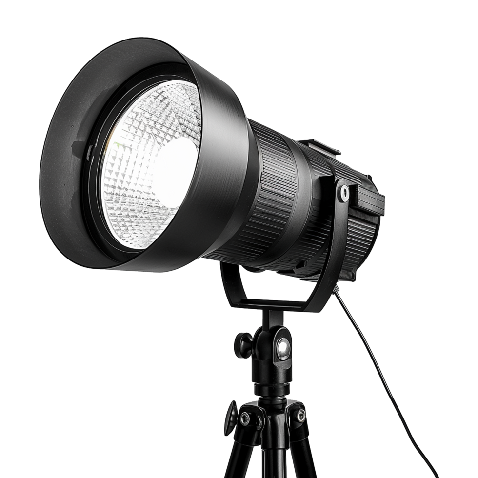 Professional LED Studio Photography Lighting Equipment on Tripod png