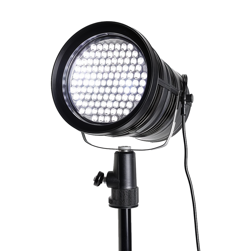 HighPower LED Photography Lighting Studio Floodlight with Adjustable Stand png