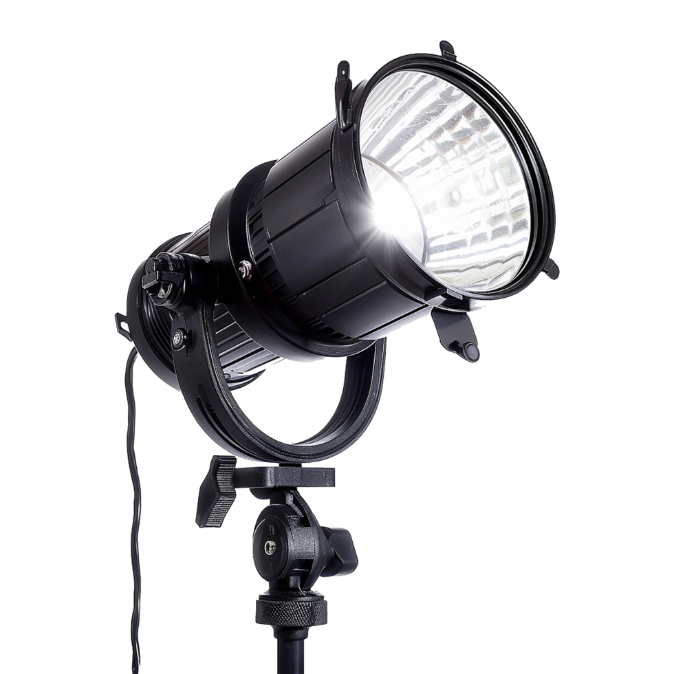 Professional Studio Photography Lighting Equipment Powerful LED Spotlight on Tripod png