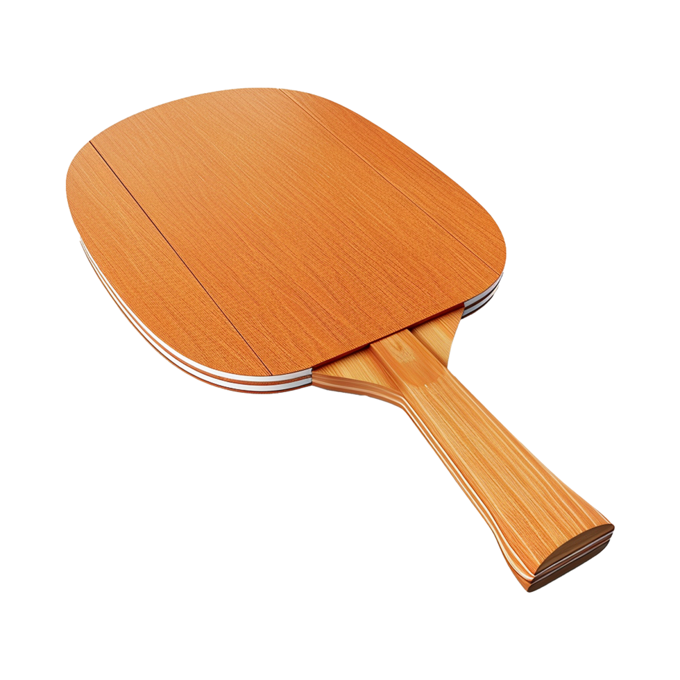 Highquality Wooden Table Tennis Racket with Layered Wood Design and Ergonomic Handle png