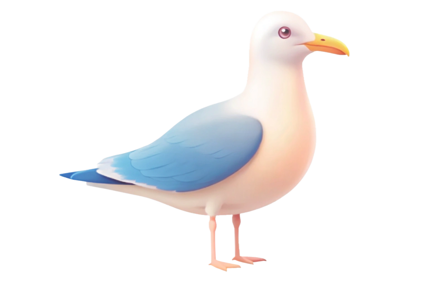 Cartoon Seagull Illustration Digital Art Graphic Design png