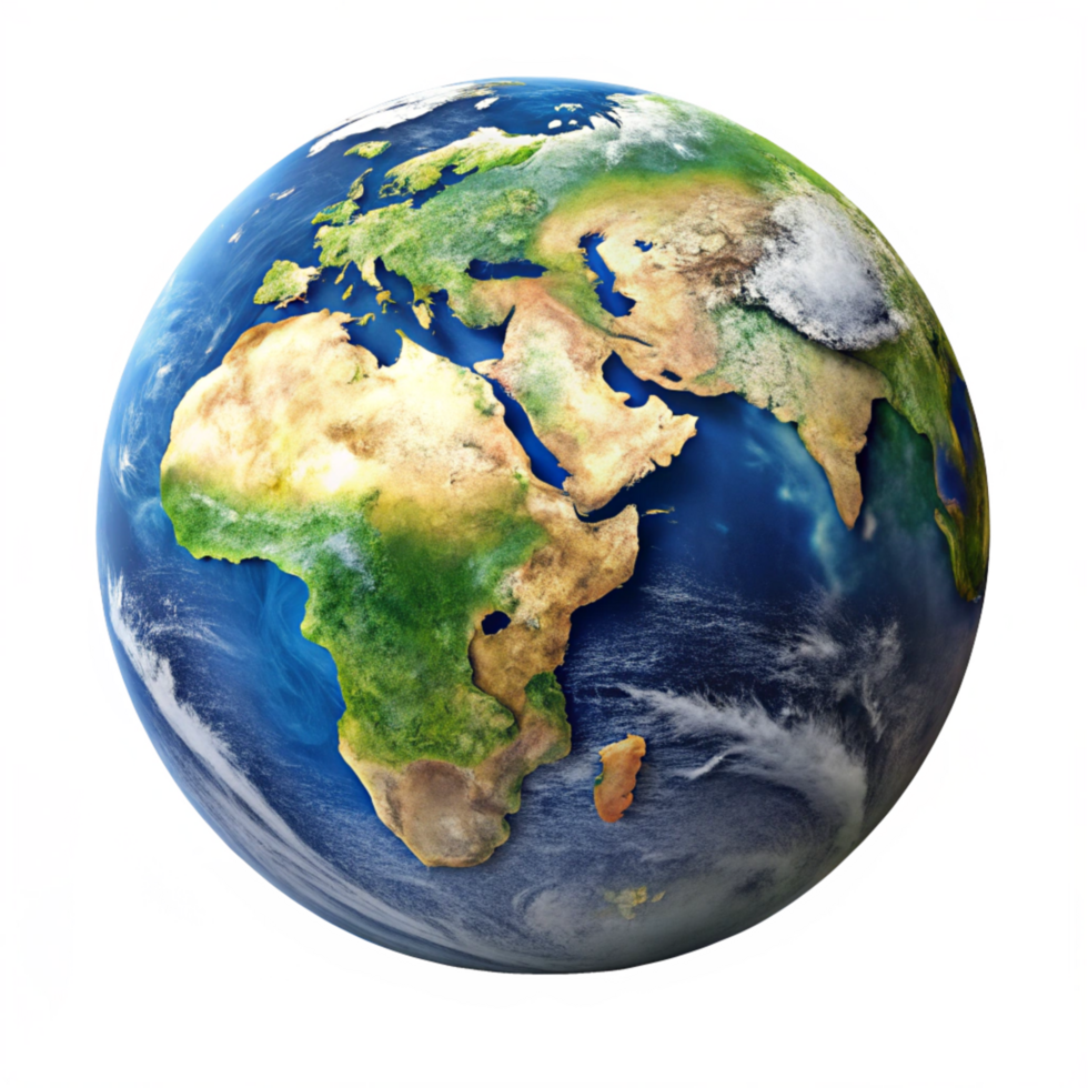 Stunning HighResolution Image of Planet Earth Showing Africa Eurasia and Surrounding Oceans png