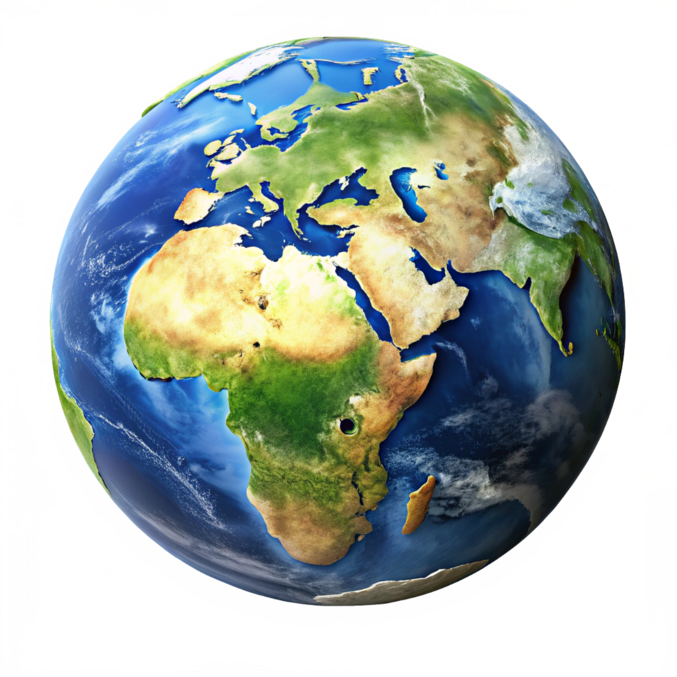 Stunning HighResolution Image of Planet Earth Showing Africa and Europe png