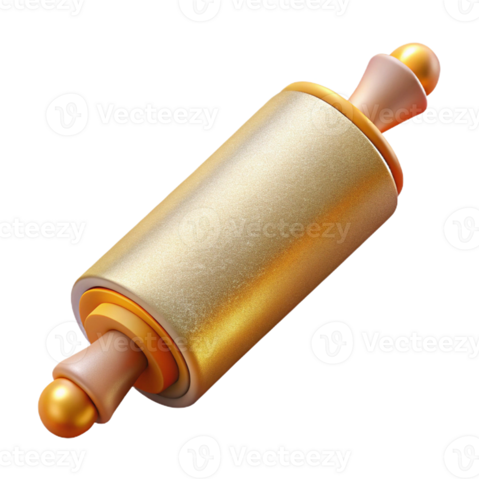 magnificent classic Rolling Pin Dough Roller Isolated Baking Graphics high quality png