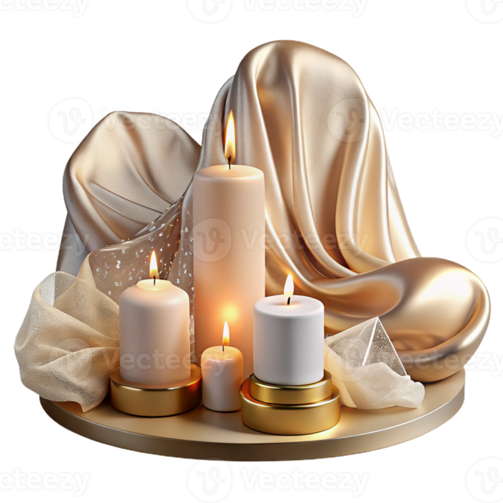 elegant abstract Romantic Wedding Candlelight Soft Focus Transparent for Mood Setting original png