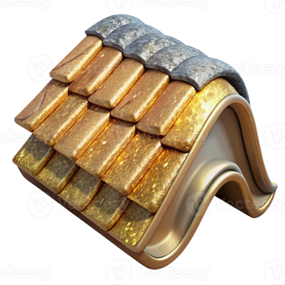 vibrant artistic Roof Texture Shingle Material Transparent for Roofing Projects professional png