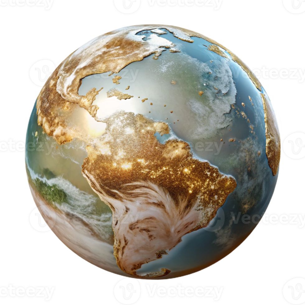 extraordinary vintage Satellite View Map of Earth Transparent for Global Perspectives png