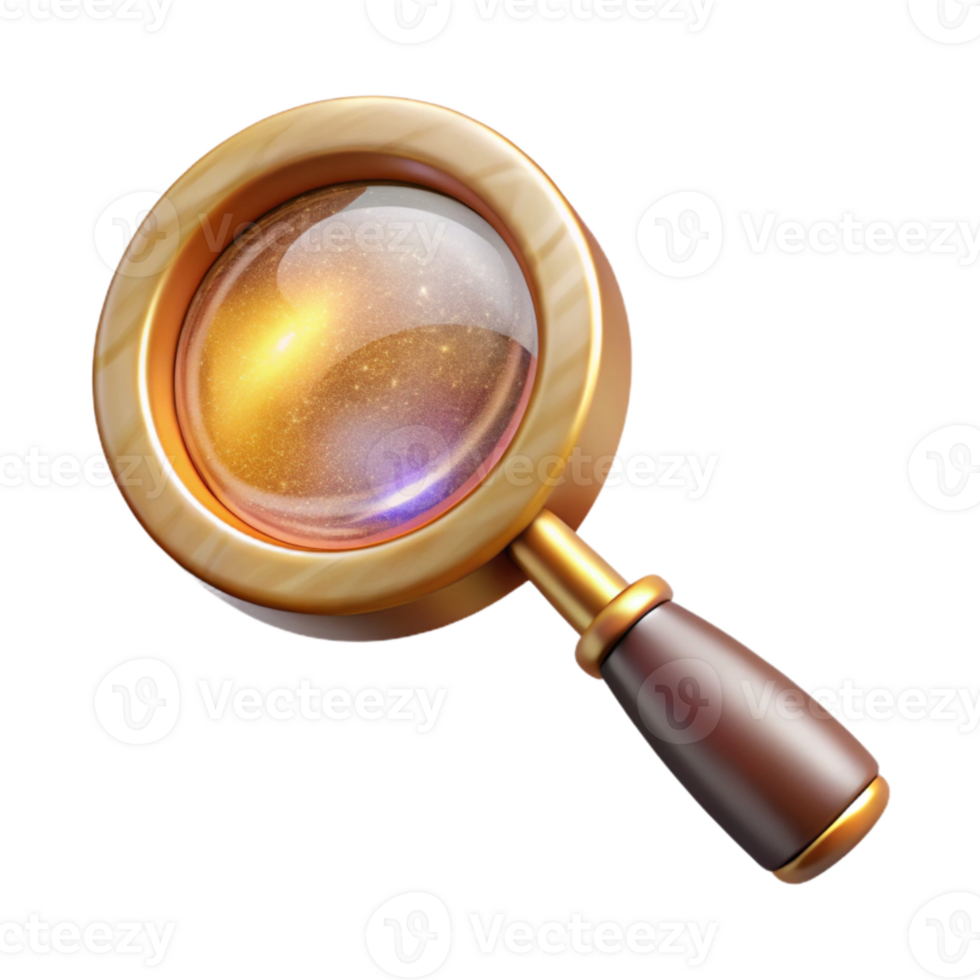 elegant contemporary Search Engine Optimization Magnifying Glass Transparent for Seo detailed png