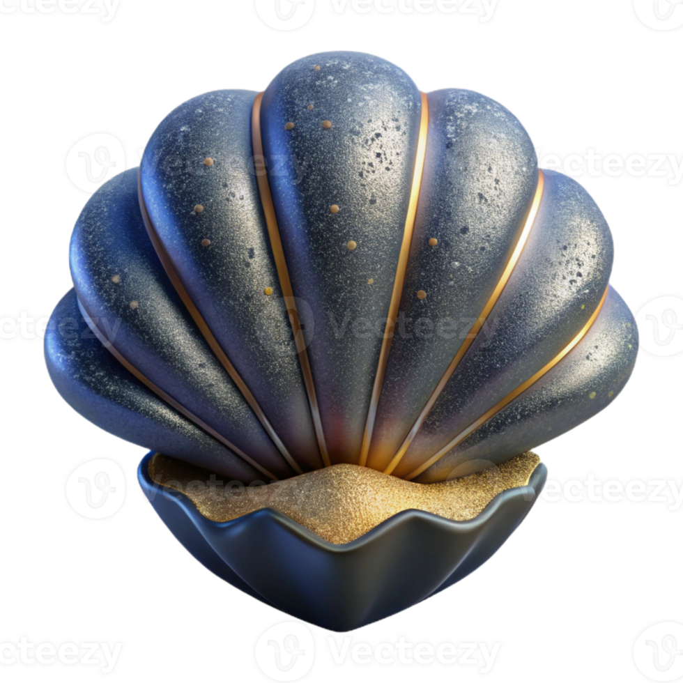 extraordinary classic Seashell Icon Isolated for Beachcombing authentic png