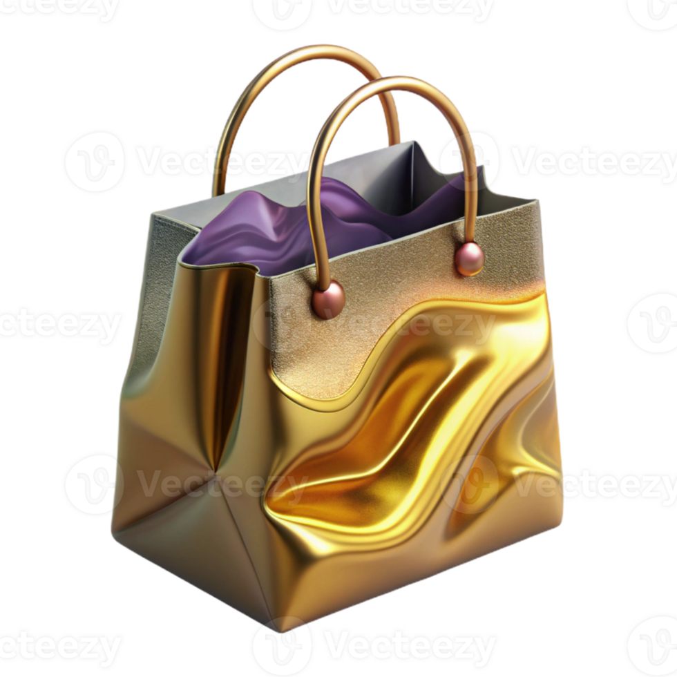 dramatic contemporary Shopping Bag Mockup Retail Branding Cutout authentic png