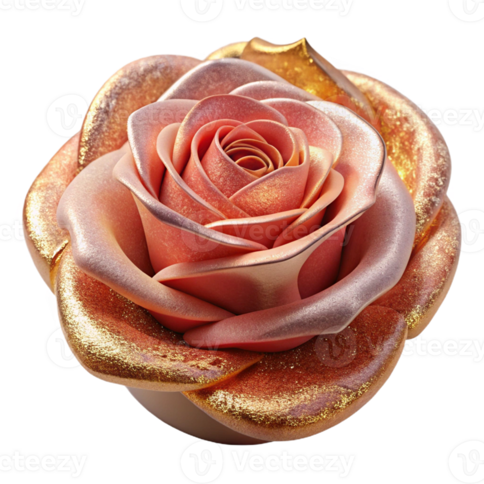magnificent artistic Single Rose Cutout Transparent for Romantic Graphics high quality png
