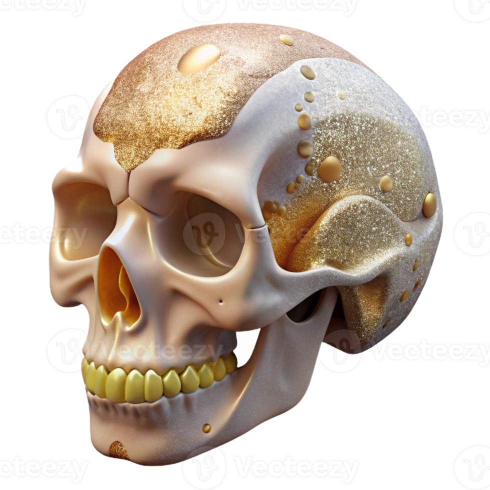 stunning creative Skull Human Anatomy Bone Structure Isolated Medical Study professional png