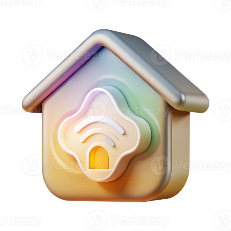 magnificent modern Smart Home Energy Saving Icon Transparent for Green Tech high quality png