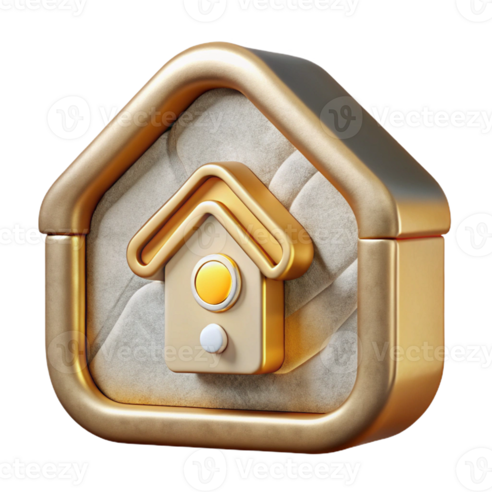 serene contemporary Smart Home System Management Icon Cutout for It Professionals high quality png