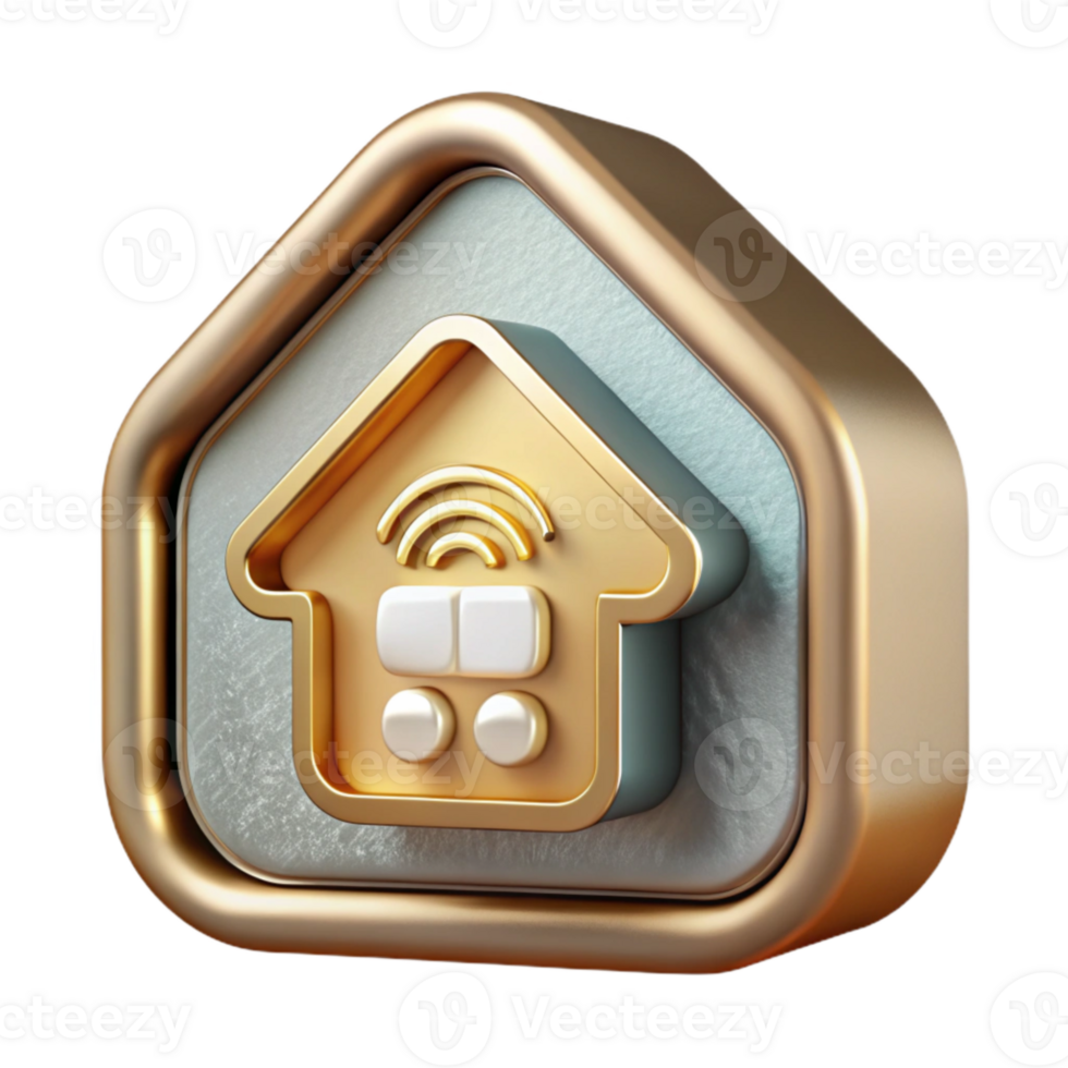 serene artistic Smart Home System Management Icon Cutout for It Professionals png