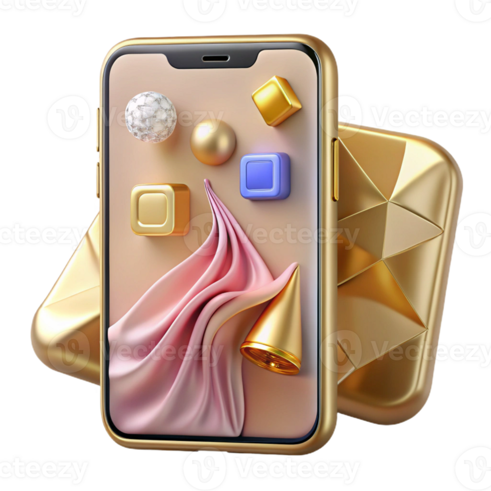 degno di nota astratto smartphone mobile App ui elementi trasparente per UX png