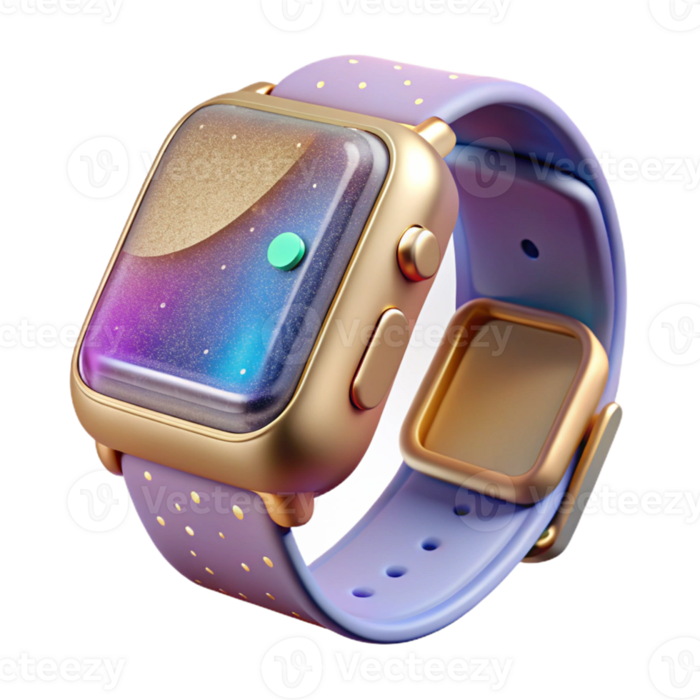 dramatic modern Smart Watch with Sleep Tracker Health Monitoring Cutout for Wellness Apps professional png