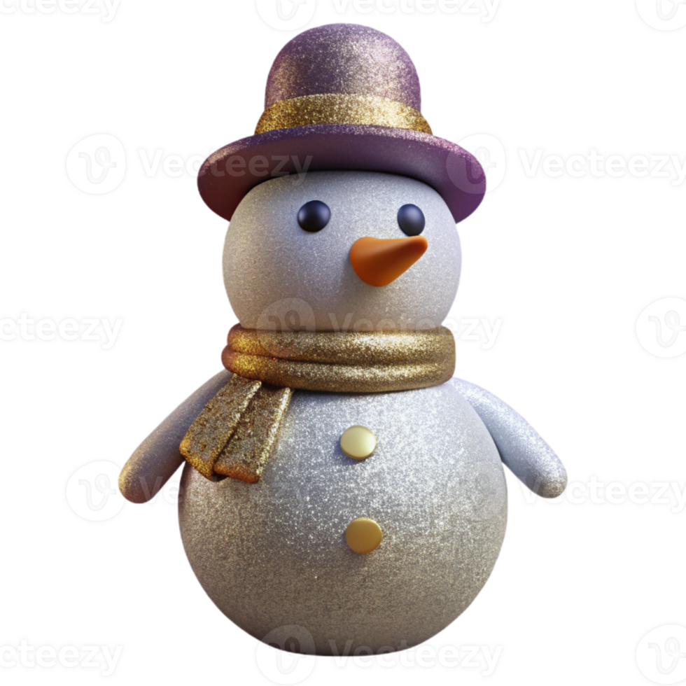 stunning vintage Snowman Winter Character Cutout for Projects high resolution png