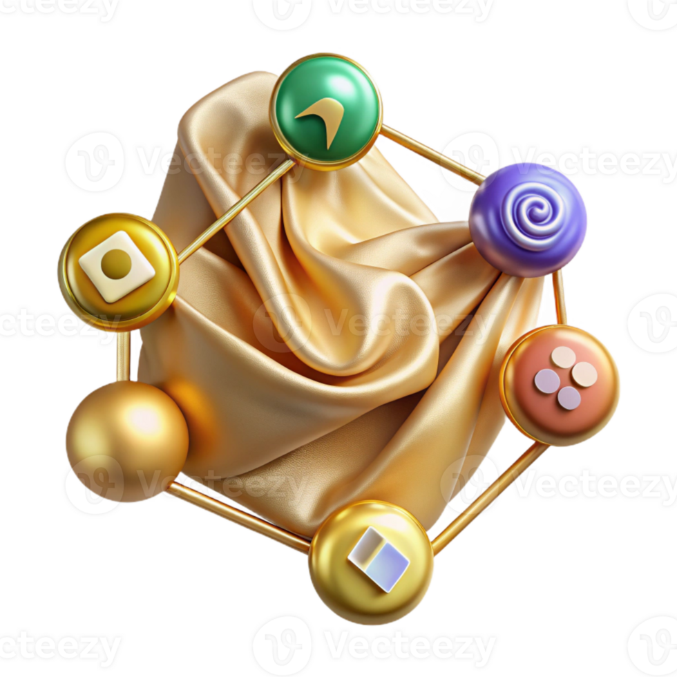 beautiful rustic Social Media Network Connection Icon Cutout for Communication exclusive png