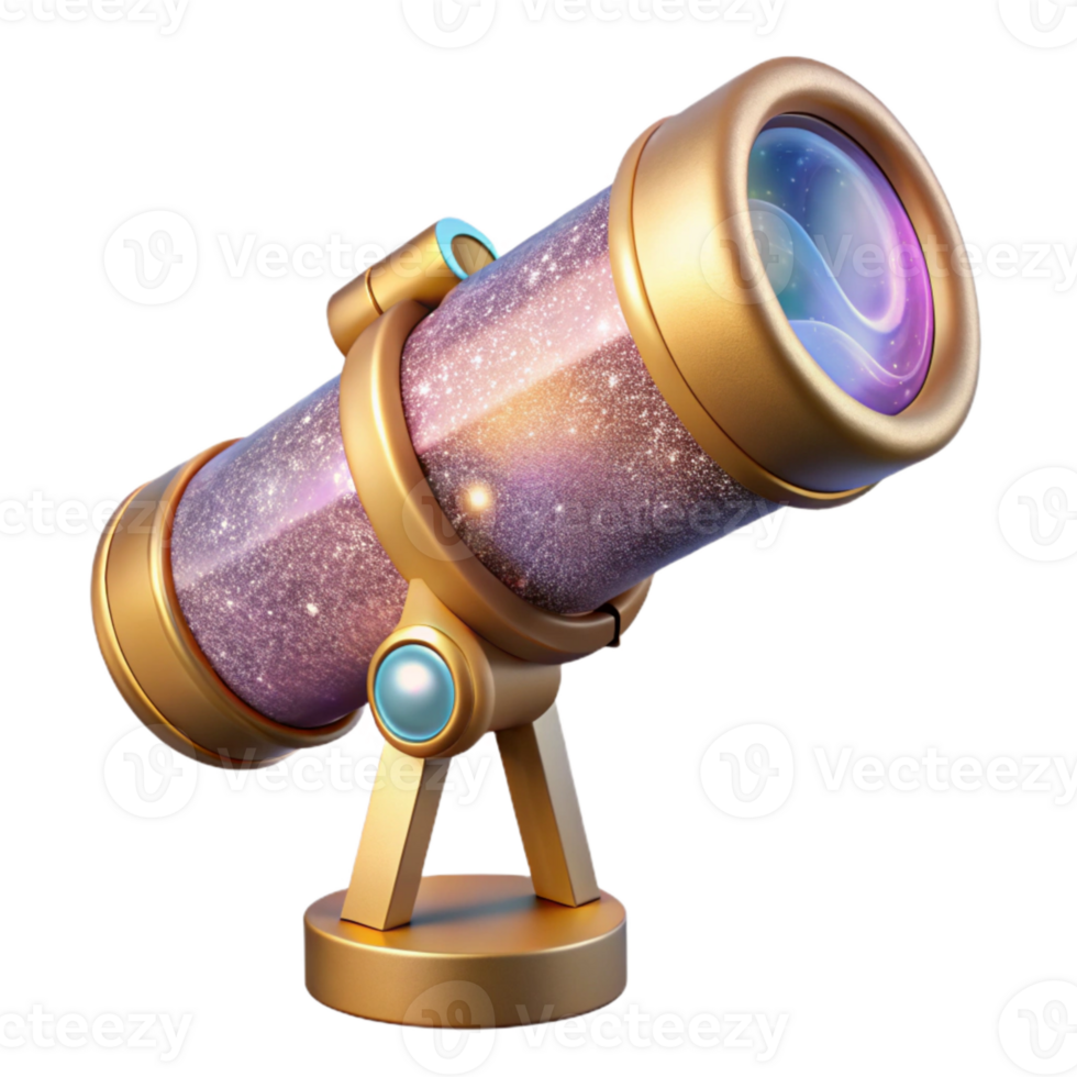 stunning artistic Space Telescope Transparent Background for Deep Space Observation authentic png