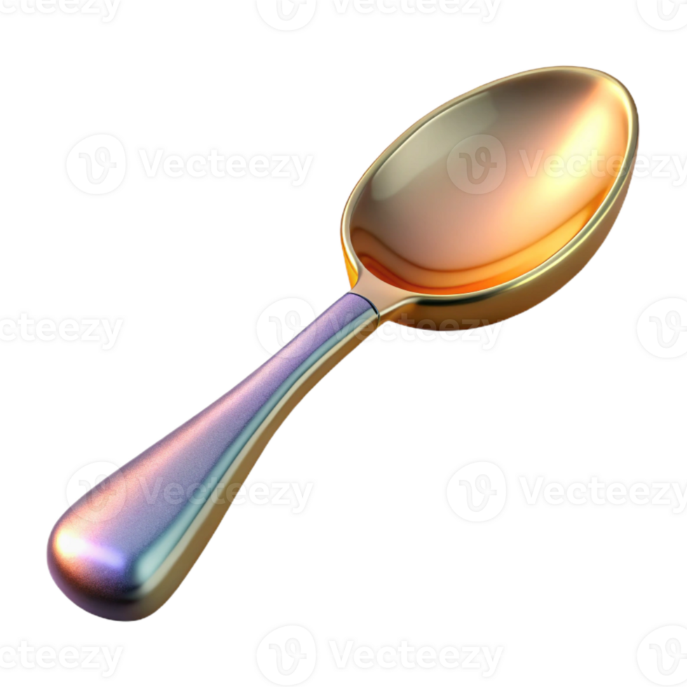 impressive modern Spoon gold Tableware Utensil Cutout for Food Graphics genuine png