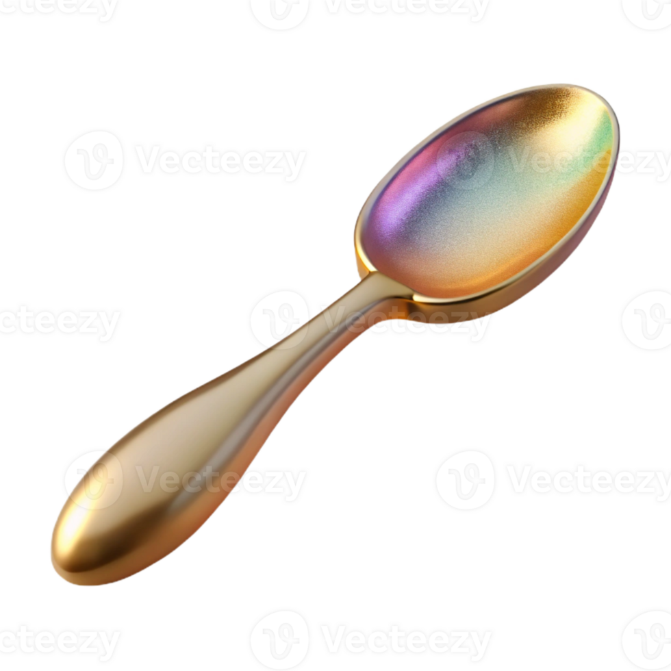 serene traditional Spoon gold Tableware Utensil Cutout for Food Graphics high quality png